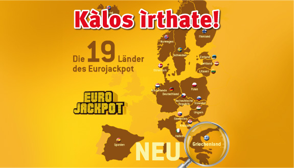 Griechenland erweitert Eurojackpot-KooperationGriechenland erweitert Eurojackpot-Kooperation