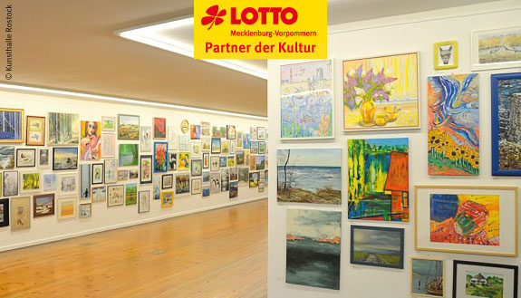 Zahlreiche Bilder bei Ausstellung Rostock Kreativ