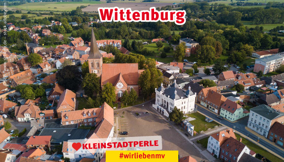 Blick zum Marktplatz Wittenburg 
