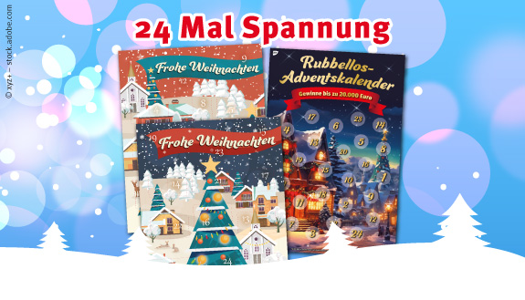 Adventskalender von LOTTO im weihnachtlichen Design