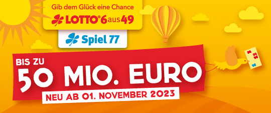 Illustrierte Landschaft in Gelbtönen und Hinweis auf Neuerungen