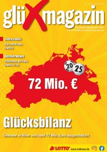Titel gl&uuml;Xmagazin 04/2026 - Kostenlose Kundenzeitschrift von LOTTO MV