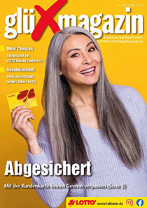 Titel gl&uuml;Xmagazin 09/2026 - Kostenlose Kundenzeitschrift von LOTTO MV