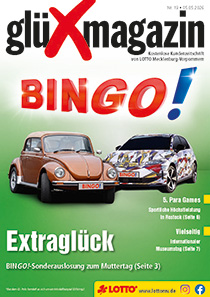 Titel gl&uuml;Xmagazin 19/2026 - Kostenlose Kundenzeitschrift von LOTTO MV