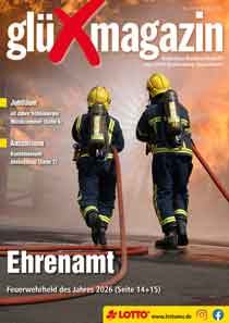 Titel gl&uuml;Xmagazin 25/2026 - Kostenlose Kundenzeitschrift von LOTTO MV