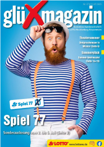 Titel glüXmagazin 27/2025 - Kostenlose Kundenzeitschrift von LOTTO Mecklenburg-Vorpommern