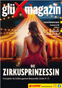 Titel glüXmagazin 28/2025 - Kostenlose Kundenzeitschrift von LOTTO Mecklenburg-Vorpommern