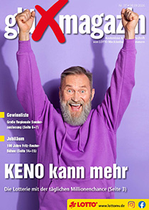 Titel gl&uuml;Xmagazin 37/2026 - Kostenlose Kundenzeitschrift von LOTTO MV