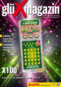 Titel gl&uuml;Xmagazin 387/2026 - Kostenlose Kundenzeitschrift von LOTTO MV